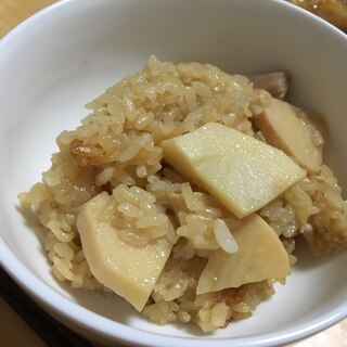 旬の味たけのこご飯